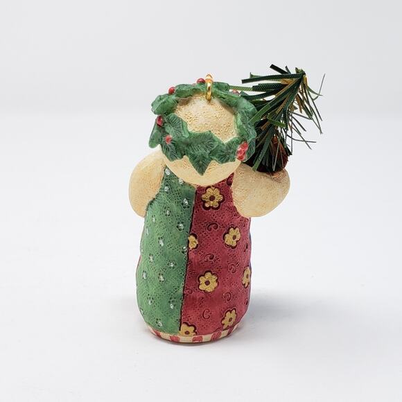 2000 hallmark snow girl Handcrafted Keepsake Holiday Christmas ornament - Picture 5 of 6